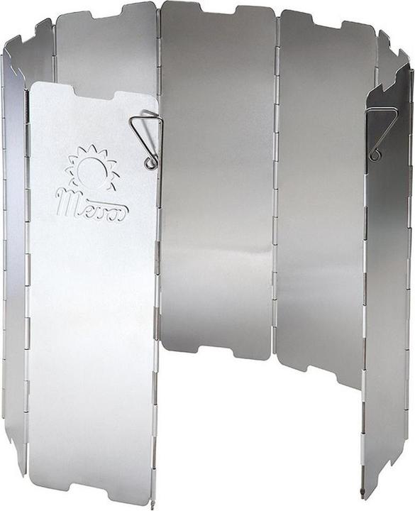 Produktbild Meva Windschutz für einen Campingkocherbrenner – Silber