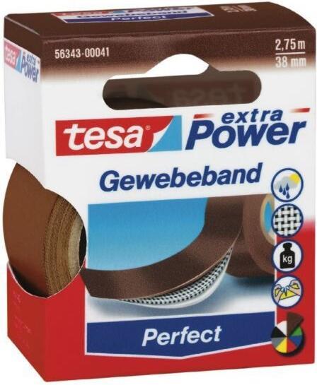 Produktbild tesa EXTRA POWER PERFECT Gewebeband, gewebeverstärktes Ductape (38 mm)