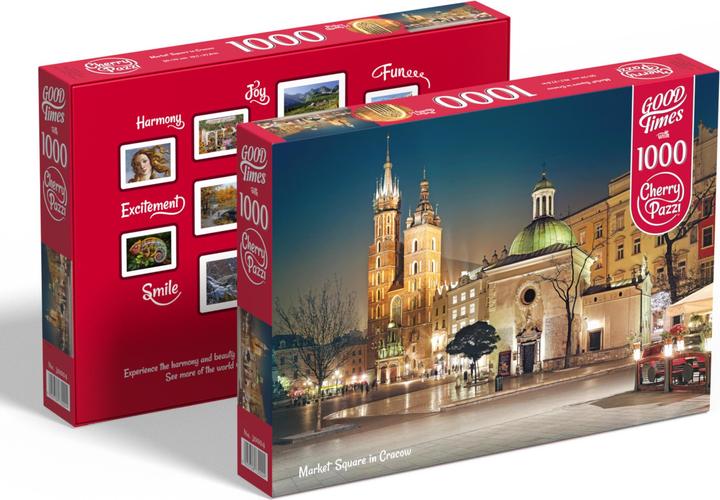 Immagine prodotto Cherry Pazzi Puzzle Piazza del Mercato Reale di Cracovia, Polonia 1000 pezzi (1000 pezzi)