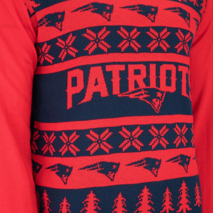 Actual product image Foco NFL Ugly Sweater XMAS Pullover New England Patriots - L (L)