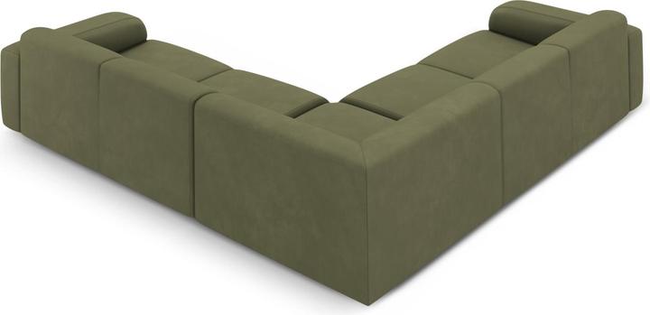 Actual product image Micadoni Symmetrical Corner Sofa, "Molino", 5 Seats, 252x252x75 Made in Europe (Corner sofa)