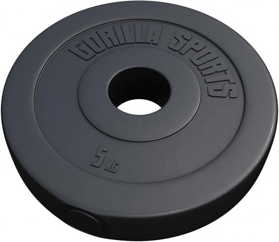 Actual product image Gorilla Sports Weight plate Olympia 50/51mm (1 x 5 kg)