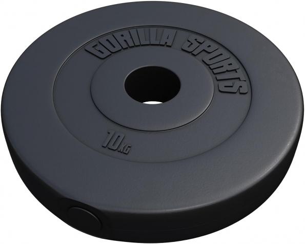 Actual product image Gorilla Sports Weight plate Olympia (1 x 10 kg)
