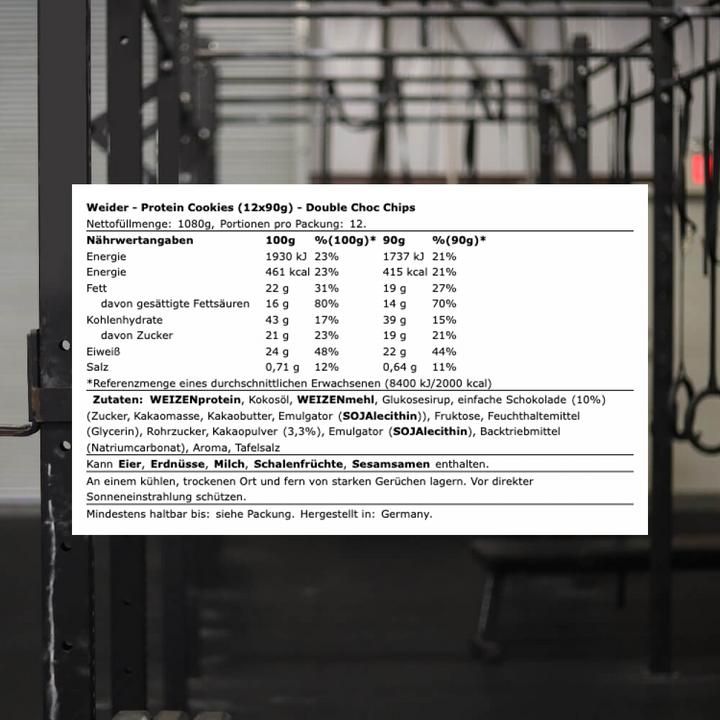 Actual product image Weider Protein Cookies (1 pcs., 1193 g)