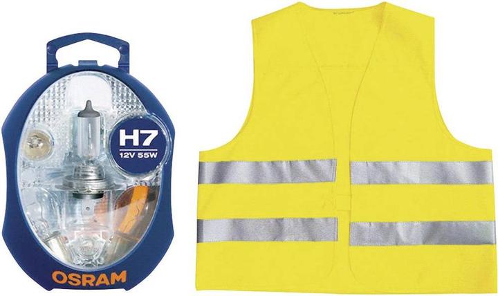 Produktbild Osram Ersatzlampenbox + Warnweste EN 471 (H7)