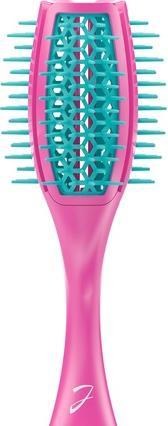 Actual product image Tangle Teezer Janeke Tulip Brush Fuchsia/Turquoise