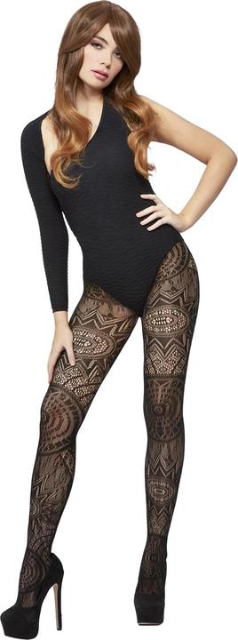 Actual product image Fever Womens/Ladies Patterned Crochet Tights