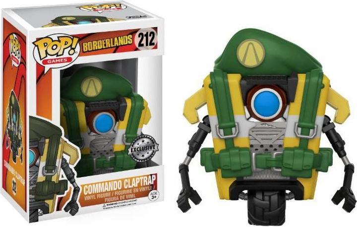 Image du produit Funko Borderlands POP! Games Figurine vinyle Commando Claptrap 9 cm