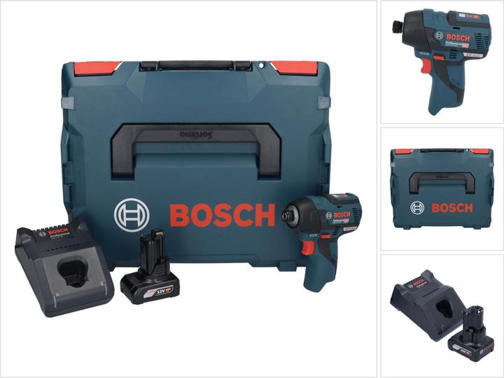 Image du produit Bosch Professional Bosch GDR 12V-110 Professional Visseuse à chocs sans fil 12 V 110 Nm 1/4" Brushless + 1x batterie (Fonctionnement sur batterie)