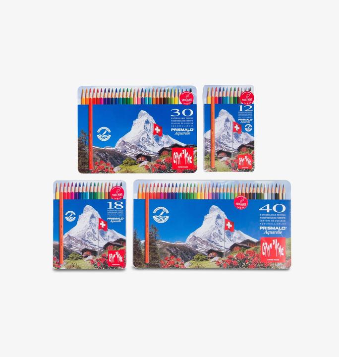 Produktbild Caran d'Ache Prismalo Aquarelle Metallschachtel (Mehrfarbig, 30 x)