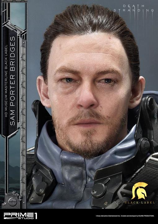 Actual product image Prime 1 Studio Death Stranding Sam Porter Bridges Black Label