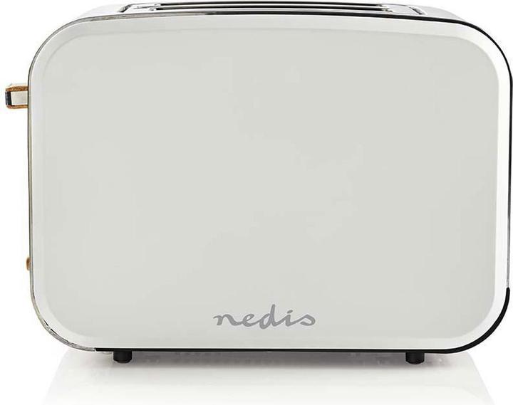 Image du produit Nedis Grille-pain - Soft touch - 6 réglages différents - Fonction décongélation et réchauffage - Bac à