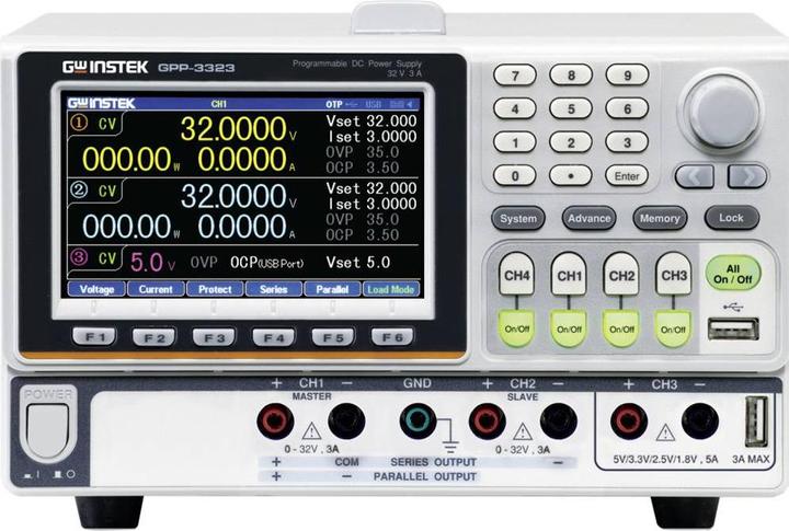 Actual product image GW Instek GPP-3323 Alimentatore da laboratorio regolabile 0 - 32 V 0 - 3 A RS-232, USB Pro