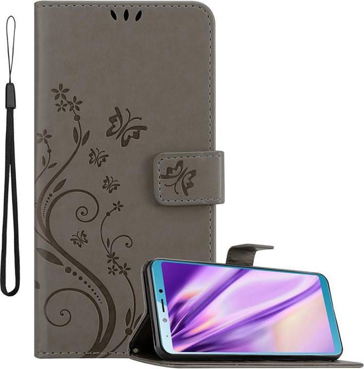 Actual product image Cadorabo Flower Book Cover (Samsung Galaxy A6s)