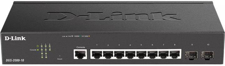 Actual product image D-Link Switch DGS-2000-10 10 Port (8 Ports)