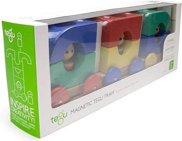 Actual product image Tegu Magnetic Big Tram (German, English, French, Italian)