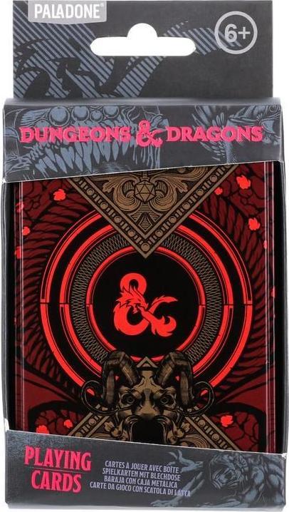Produktbild Paladone Products Dungeons and Dragons: Dungeons and Dragons Playing Cards with Storage Tin