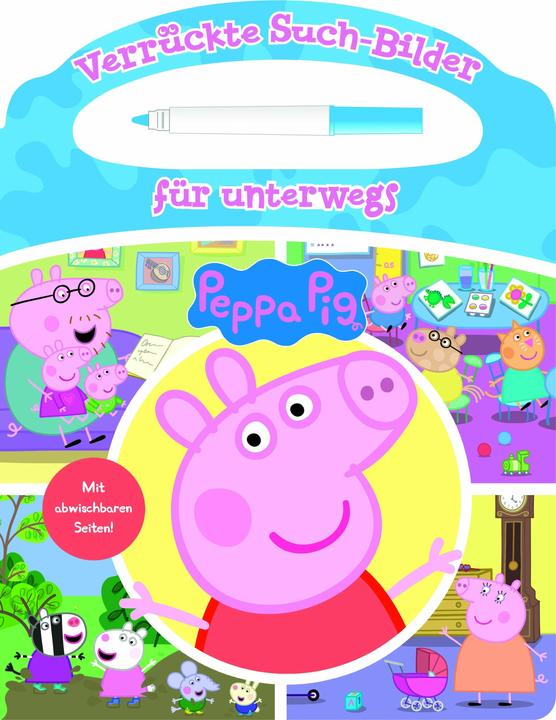 Produktbild Peppa Pig - Verrückte Such-Bilder für unterwegs - Wimmelbuch - Pappbilderbuch mit Stift und (Deutsch)