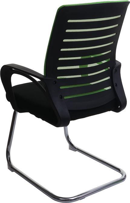 Image du produit Mendler Lot de 2 chaises de conférence HWC-K51, chaise visiteur piétement luge, charge max. 150 kg