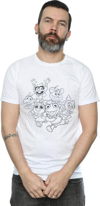Immagine prodotto Disney The Muppets Muppet Babies Mono Group Maglietta Uomo (L)