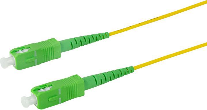 Immagine prodotto LogiLink Cavo patch in fibra ottica, 2x SC-Simplex, OS2, 20 m, spina SC-Simplex gialla (20 m)