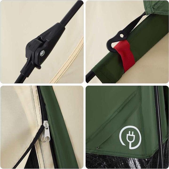 Image du produit VidaXL Tente de camping 4 personnes Quick Release (Tente igloo, 4.55 kg, 4 personnes)