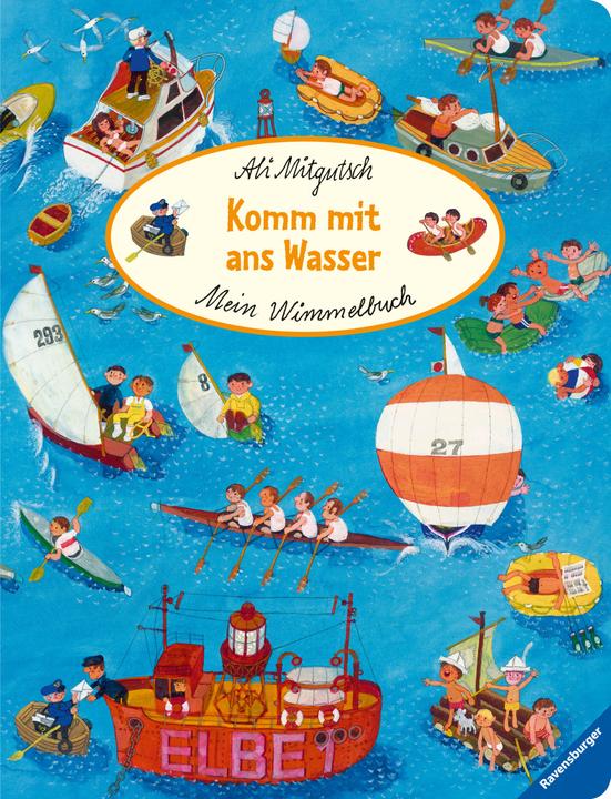 Immagine prodotto Ravensburger Mein Wimmelbuch: Komm mit ans Wasser (Tedesco, Ali Mitgutsch, 2021)