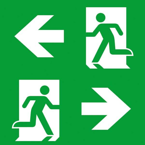 Actual product image Ceag Emergency lighting systems Pictogram disc 2-sided 40071354620