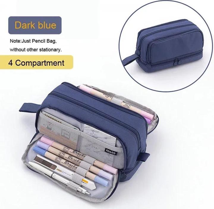 Produktbild Only-Bags.Store Pencil Bag Pen Case grosse Kapazität Easy Handle Storage Pouch für Schreibwaren Schule Student