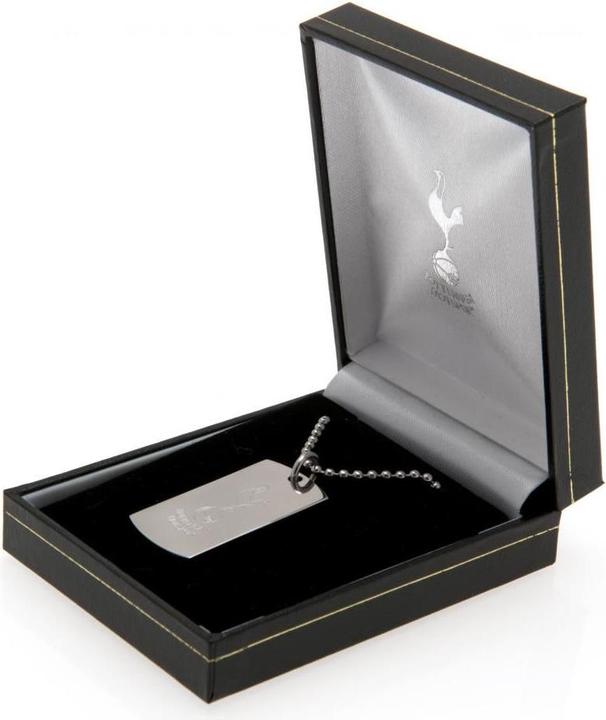 Produktbild Tottenham Hotspur FC Gravur Dog Tag und Kette (100% Stahl)