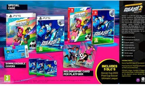 Produktbild Meridiem Games Golazo! 2 (Deluxe Edition) (Switch, Switch Lite, Switch OLED)