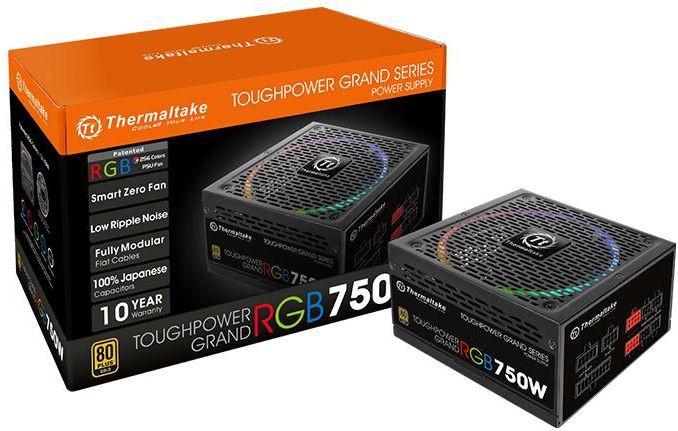 Produktbild Thermaltake Power supply Toughpower Grand RGB 750W PS-TPG-0750FPCGEU-R (750 W, Active, 140 mm) (750 W)