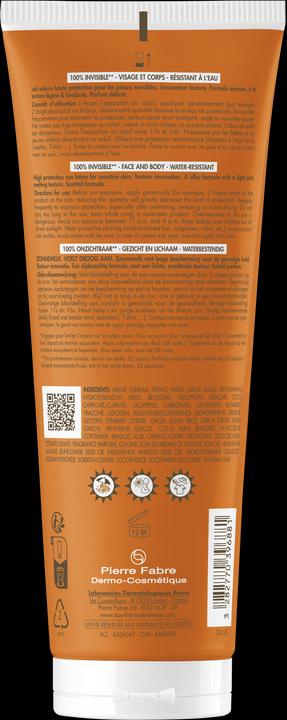 Actual product image Avène Sun milk (Suntan lotion, SPF 50, 250 ml)