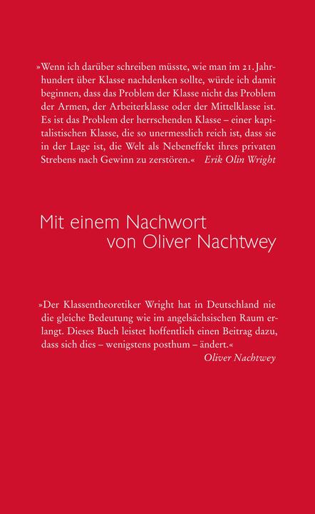 Valeurs nutritives et ingrédients Warum Klasse zählt (Allemand, Erik Olin Wright, Oliver Nightwey, Philipp Hölzing, 2023)