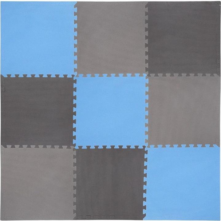 Immagine prodotto One Sudedamas kilimėlis treniruotėms HMS MP10,šviesiai pilkas-mėlynas-tamsiai pilkas, 60x60x1.0 cm, 9 d (1 cm)
