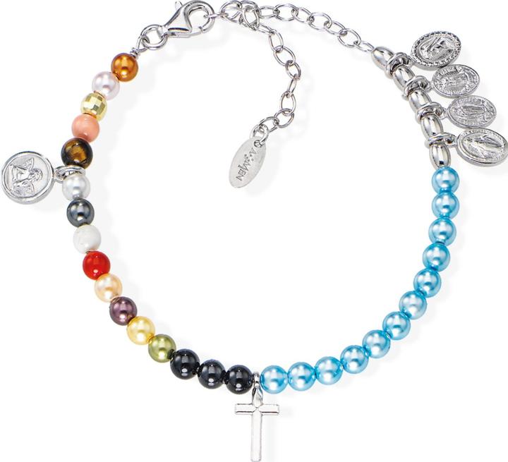Amen Life of Mary Armband (15 cm, 925er Silber)