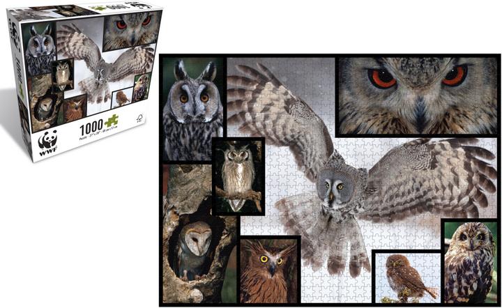 Actual product image WWF Owl Puzzle (1000 pieces)