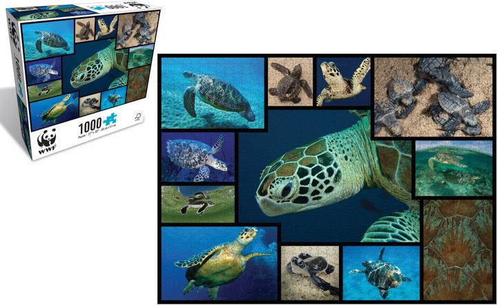 Actual product image WWF Turtle Puzzle (1000 pieces)
