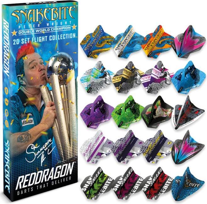 Immagine prodotto Red Dragon Peter Wright Snakebite DWC Flight Collection 20 set