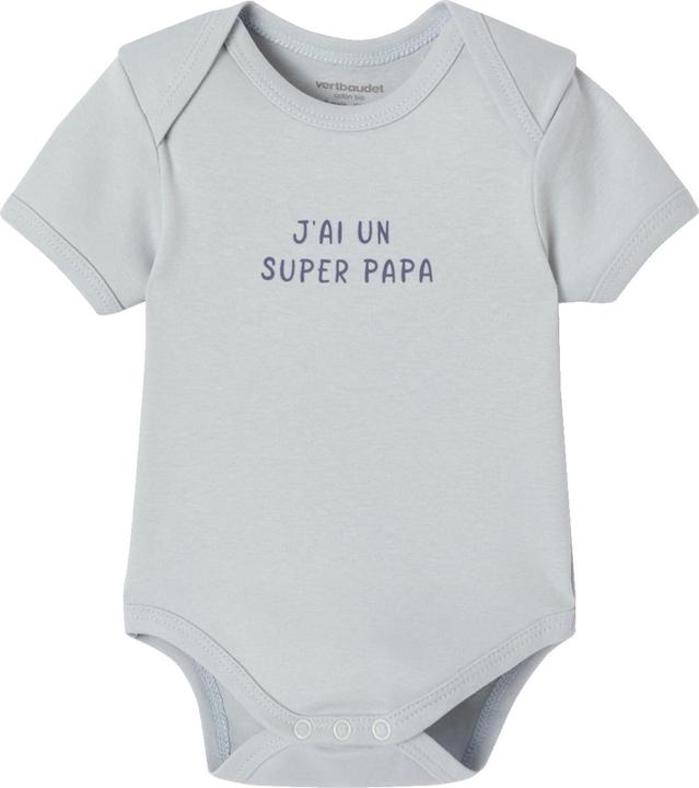 Produktbild Vertbaudet Bio-Kollektion: 5er-Pack Baby Kurzarm-Bodys in Geschenkbox (74)