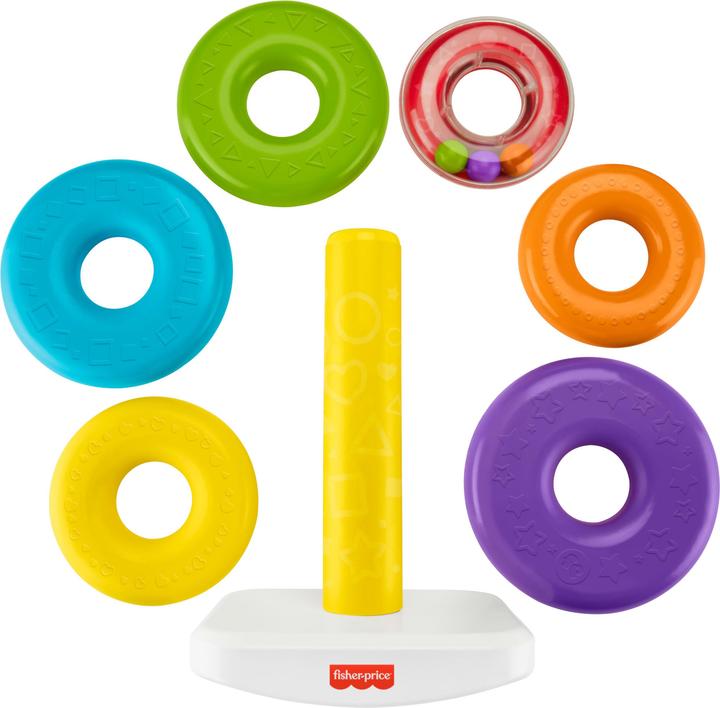 Produktbild Fisher-Price Grosse Farbringpyramide