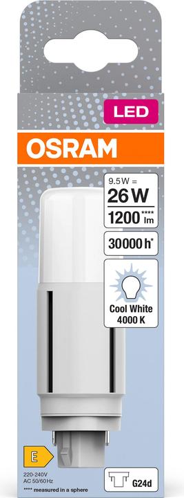 Produktbild Osram Dulux D (G24d, 9.50 W, 1200 lm, 1 x, E)