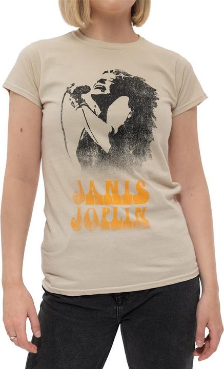 Janis Joplin Working The Mic TShirt