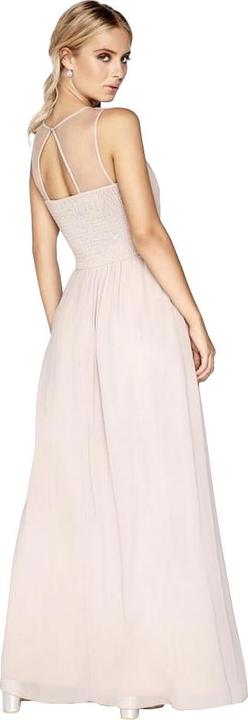 Actual product image Little Mistress Mink beaded yoke maxi dress (36 E)