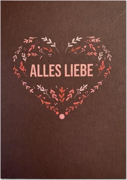 Produktbild Keitcards Postkarte alles Liebe (1 Stk.)