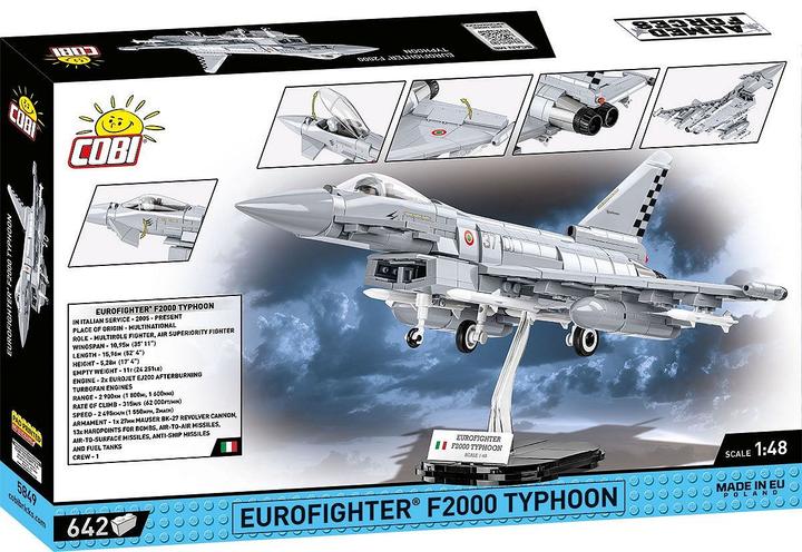 Actual product image Cobi 5849 - 642 PCS ARMED FORCES /5849/ EUROFIGHTER TYPHOON I