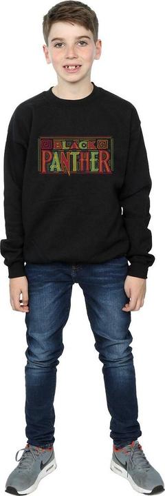 Immagine prodotto Black Panther Tribal Logo Felpa Ragazzi (152, 158)