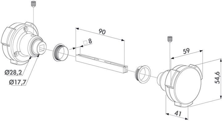 Produktbild Locinox Sicherheitsdrehknopf (1 Stk.)