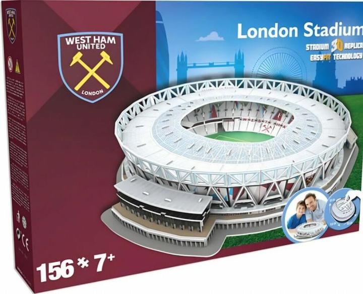 Actual product image Nanostad West Ham United Stadium 3D jigsaw puzzle (156 pieces)