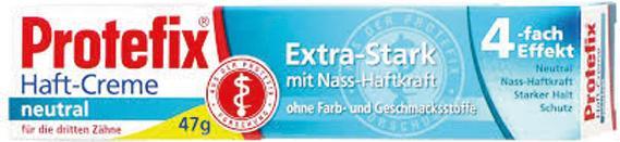 Image du produit Queisser Pharma Crème adhésive Protefix neutre, 47 g CRE (1 x, 62 g)